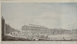 Aspect ouest de la Wilhelmsplatz, vers 1773 - Andreas Ludwig Kruger